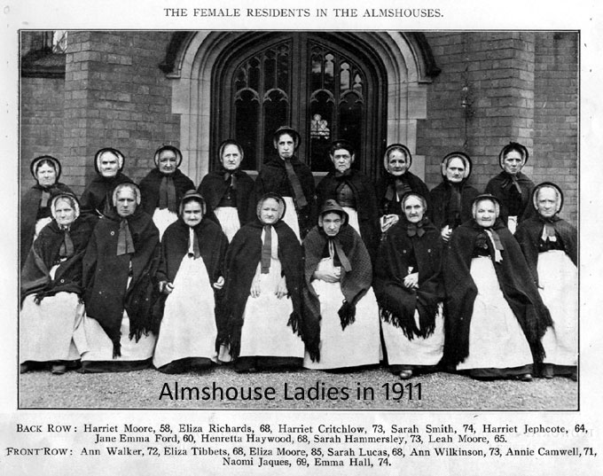 ncc almshouse ladies in 1911 z